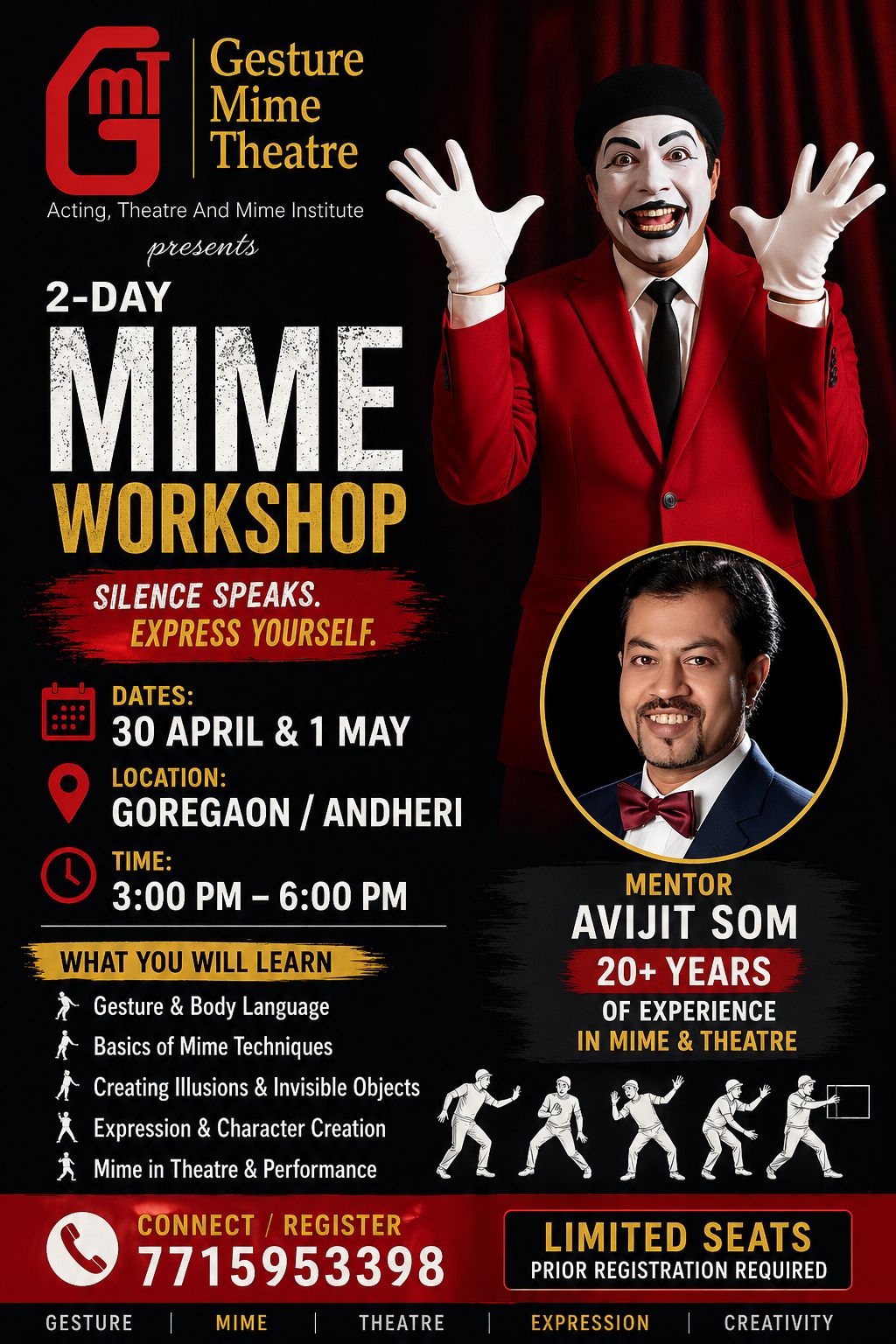 MIME WORKSHOP IN MUMBAI